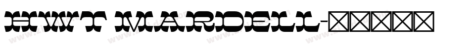 HWT Mardell字体转换